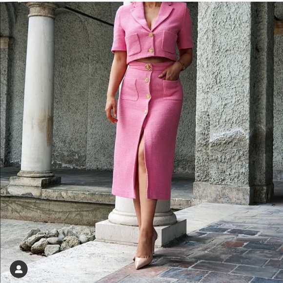 GORGEOUS ZARA NWT Gold Buttons Tweed Blazer - Picture 9 of 14